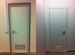 Противопожарная дверь в серверную комнату / серия FRM33417